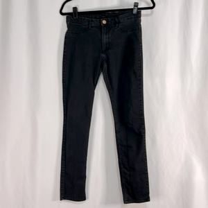 H & M &denim size 13/14y washed out black skinny fit